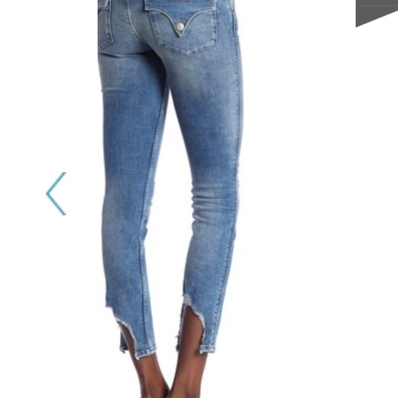 NWT Hudson Jeans Collin Destroyed Hem Skinny Jeans - Picture 2 of 6